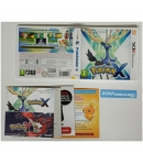 Caja y Manual Pokémon X, Nintendo 3ds, Pal-Esp. SIN JUEGO