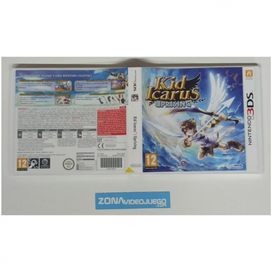 Caja Vacia Kid Icarus Uprising, Nintendo 3ds, Pal-Esp. SIN JUEGO