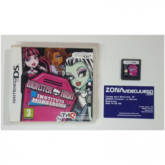 Monster High Instituto Monstruoso, NINTENDO DS, PAL-ESP