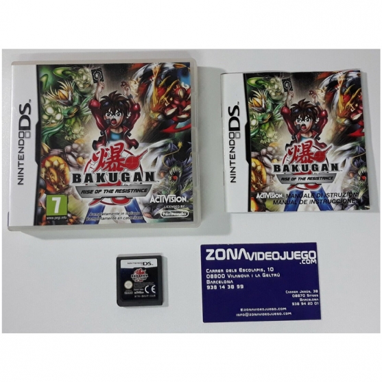 Bakugan Rise of the Resistance, Nintendo DS, Pal-Esp
