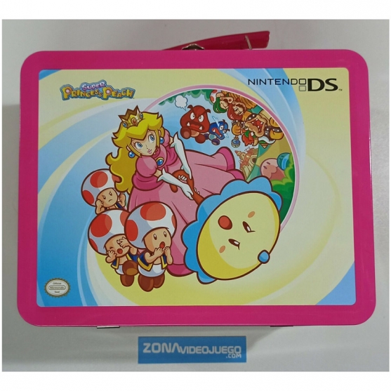 Caja (Lata) Aluminio, Super Princess Peach, Nintendo DS