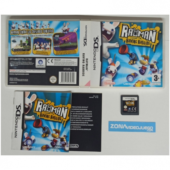 Rayman Raving Rabbids, Nintendo Ds, Pal-Esp