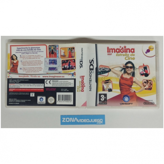 Caja Vacia Imagina Ser Estrella de Cine, Nintendo Ds, Pal-Esp. SIN JUEGO