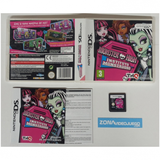 Monster High Instituto Monstruoso, Nintendo Ds, Pal-Esp