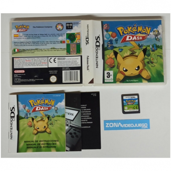 Pokémon Dash, Nintendo Ds, Pal-Esp