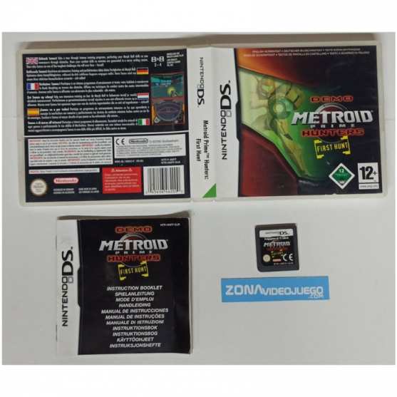 Demo Metroid Prime Hunters First Hunt, Nintendo Ds, Pal-Esp