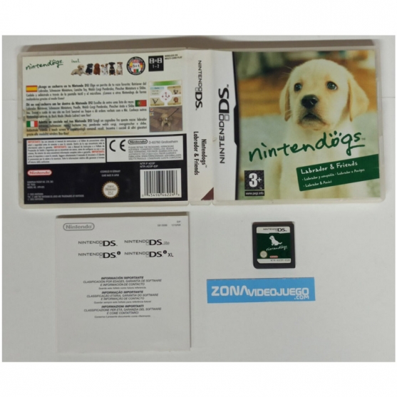 Nintendogs Labrador y Compañia, Nintendo Ds, Pal-Esp
