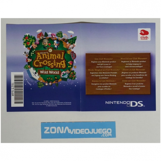 Código VIP, Animal Crossing Wild World, Nintendo DS, SIN RASCAR