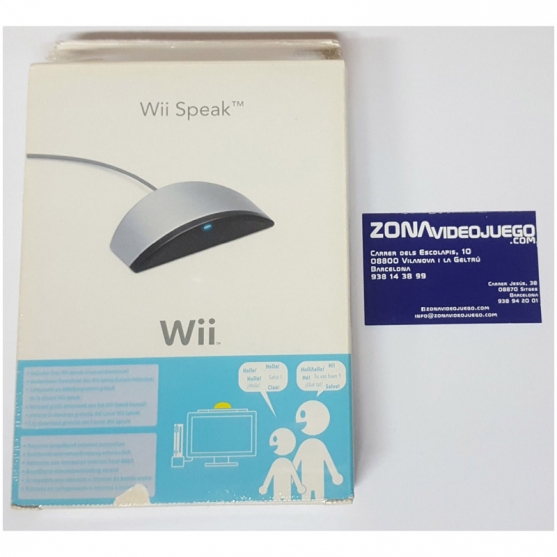 Wii Speak, microfono usb, Nintendo wii. Oficial Nintendo