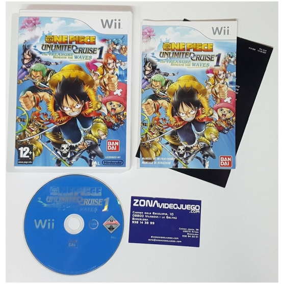 One Piece Unlimited Cruise 1 The Treasure beneath the wav, NINTENDO WII, PAL-ESP