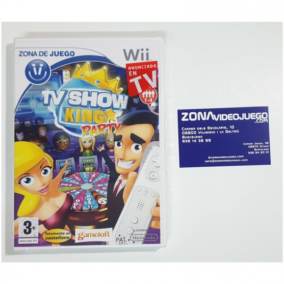 Tv Show King Party, Nintendo wii. Pal-esp.