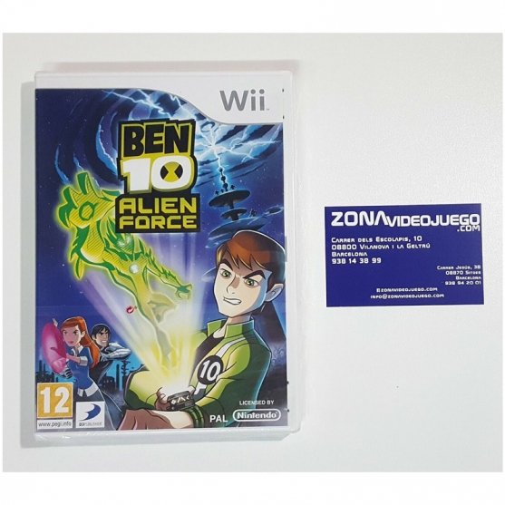 Ben 10 Alien Force, Nintendo wii. Pal-esp