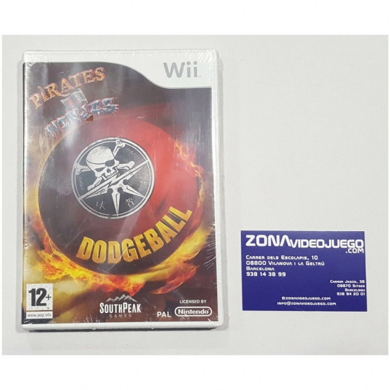Pirates vs Ninjas Dodgeball, Nintendo Wii, Pal-Esp