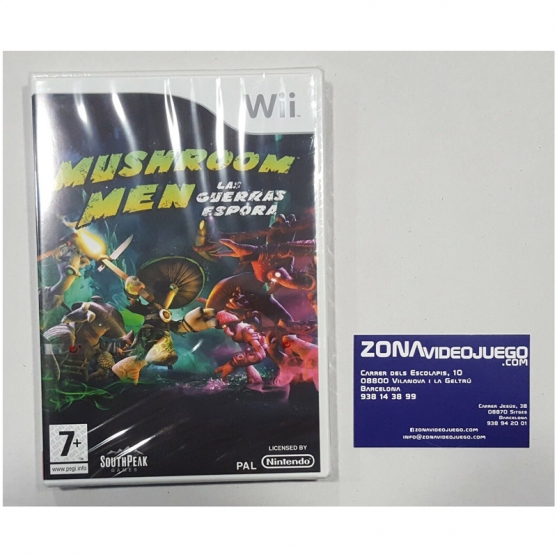 Mushroom Men Las Guerras Espora, Nintendo Wii, Pal-Esp