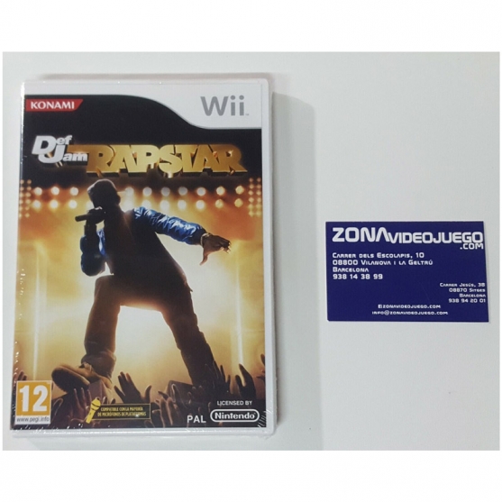 Def Jam Rapstar, Nintendo Wii, Pal-Eur