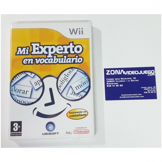 Mi Experto en Vocabulario, Nintendo Wii, Pal-Esp