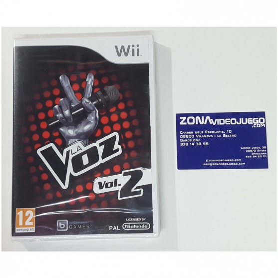 La Voz vol.2, Nintendo Wii, Pal-Esp