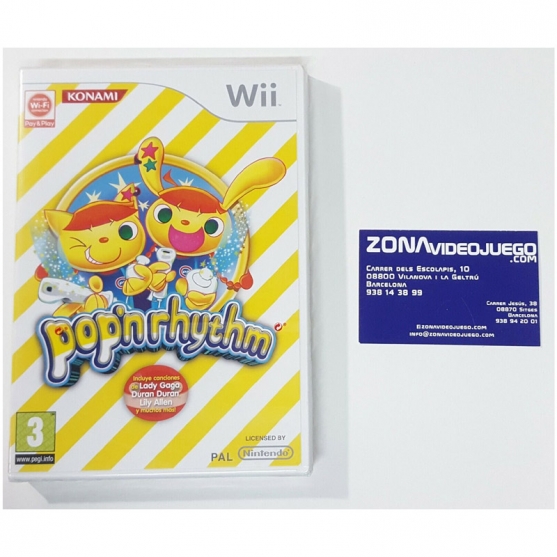 Pop'n Rhythm, Nintendo Wii, Pal-Esp