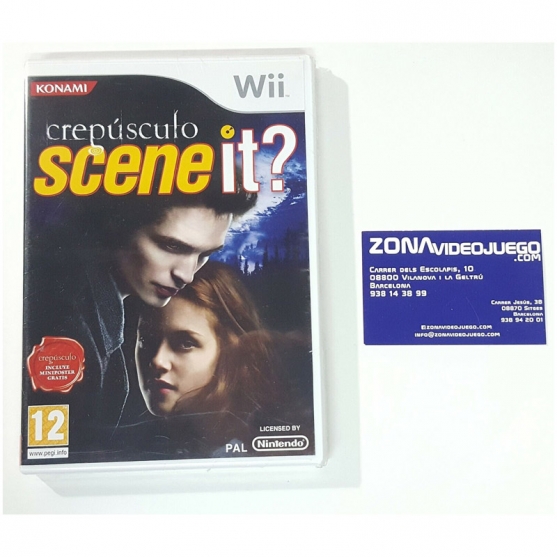 Crepúsculo Scene It?, Nintendo Wii, Pal-Esp