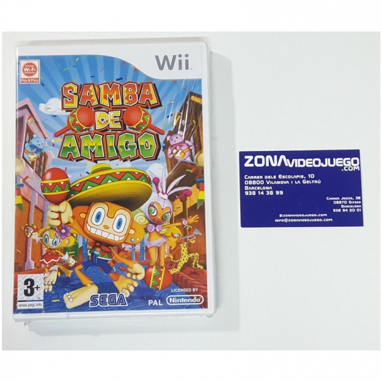 Samba de Amigo, Nintendo Wii, Pal-Esp