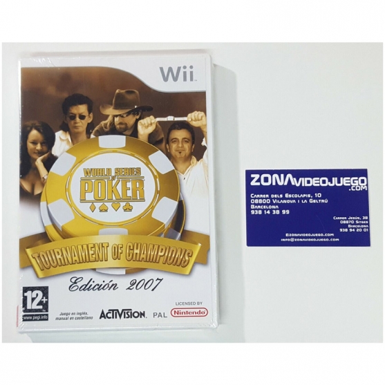 World Series of Poker Edición 2007, Nintendo Wii, Pal-Esp