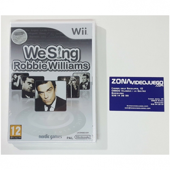 We Sing Robbie Williams, Nintendo Wii, Pal-Esp