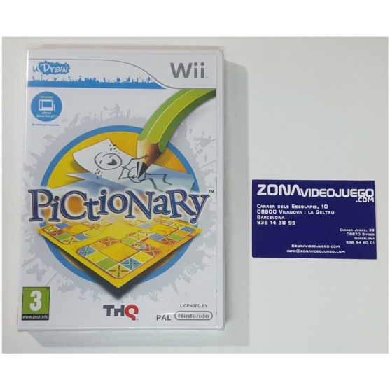 U Draw Pictionary, Nintendo Wii, Pal-Esp