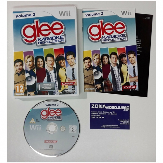 Glee Karaoke Revolution volume 2, Nintendo Wii, Pal-Eur