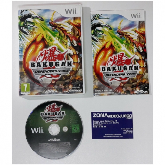 Bakugan Defenders of the Core, Nintendo Wii, Pal-Esp