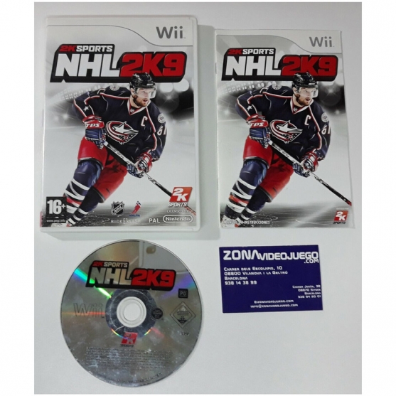 2K Sports Nhl 2k9, Nintendo Wii, Pal-Esp