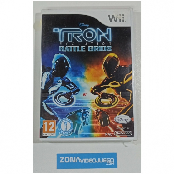 Disney Tron Evolution Battle Grids, Nintendo Wii. Pal-Esp