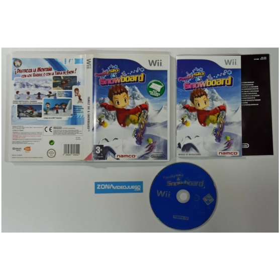 Family Ski & Snowboard, Nintendo Wii, Pal-Esp