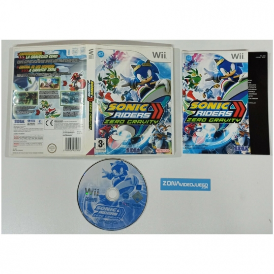 Sonic Riders Zero Gravity, Nintendo Wii, Pal-Esp