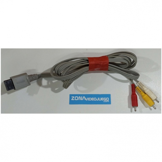 Cable Av (Audio Video) Rca, Nintendo Wii, Original Nintendo. RVL-009