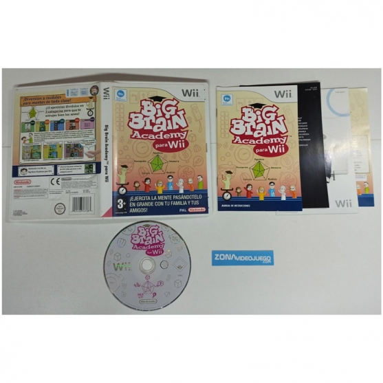 Big Brain Academy, Nintendo Wii. Pal-Esp