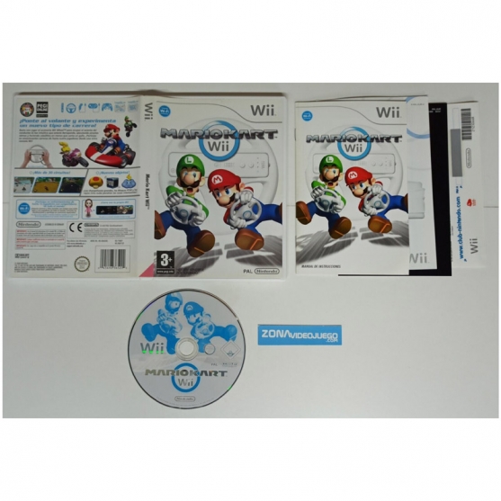 Mario Kart Wii, Nintendo Wii. Pal-Esp