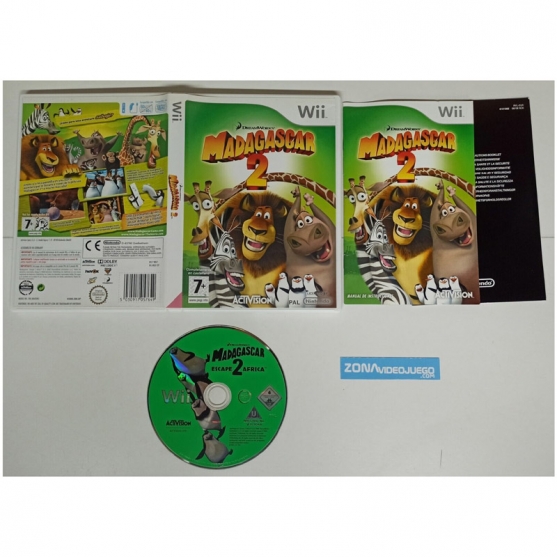 Dreamworks Madagascar 2, Nintendo Wii. Pal-Esp