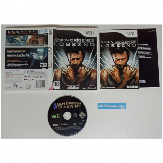 X-Men Orígenes Lobezno, Nintendo Wii. Pal-Esp