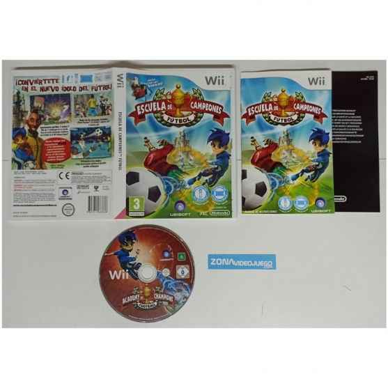 Escuela de Campeones Fútbol, Nintendo Wii. Pal-Esp