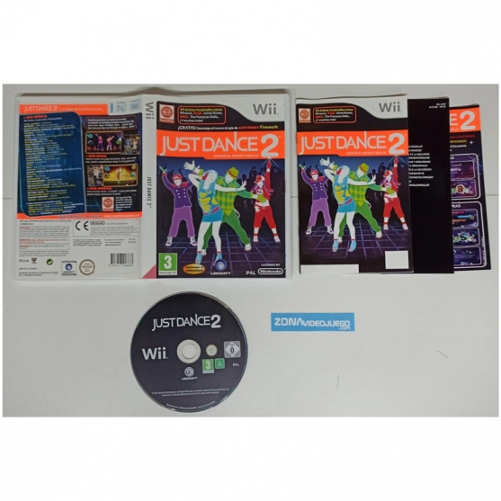 Just Dance 2, Nintendo Wii. Pal-Esp