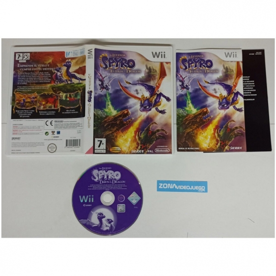 La Leyenda de Spyro La Fuerza del Dragón, Nintendo Wii. Pal-Esp