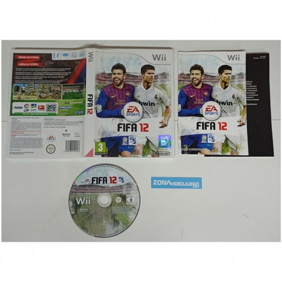 Fifa 12, Nintendo Wii. Pal-Esp