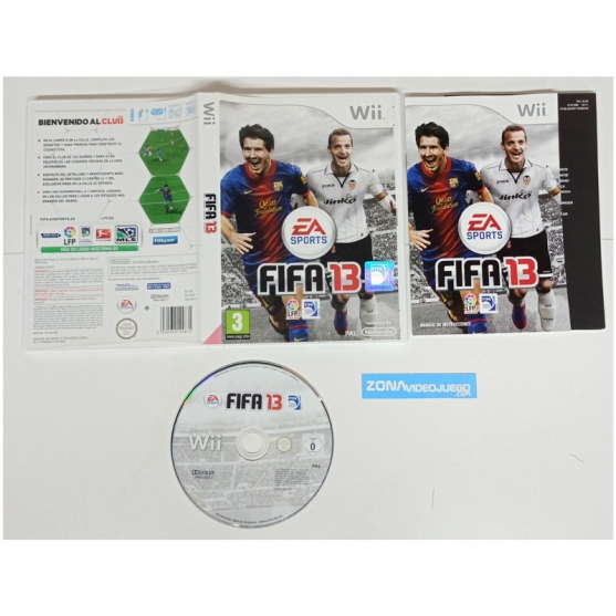Fifa 13, Nintendo Wii. Pal-Esp