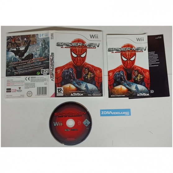 Spider-Man El Reino de las Sombras, Nintendo Wii. Pal-Esp