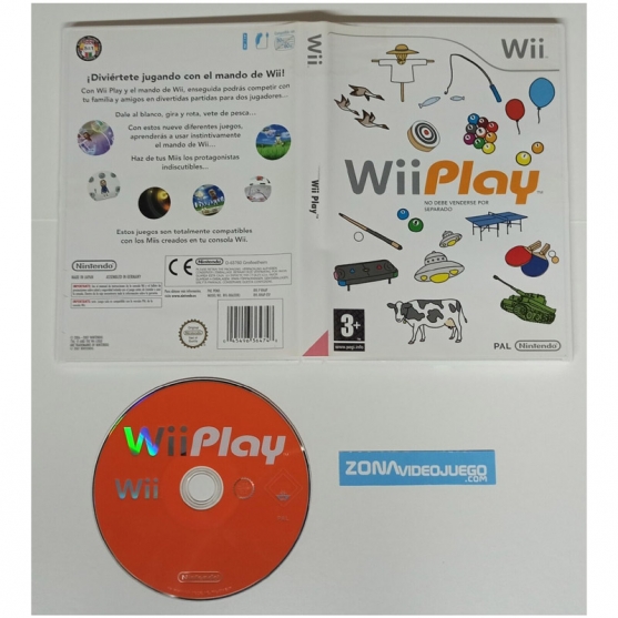 Wii Play, Nintendo Wii. Pal-Esp