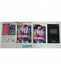 Caja vacia y manual, Just Dance 4 Nintendo Wii, Pal-Esp