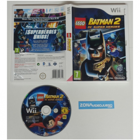 Lego Batman 2 Dc Super Heroes, Nintendo Wii, Pal-esp