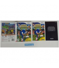 Caja y Manual Sega Superstars Tennis, Nintendo Wii, Pal-esp. SIN JUEGO