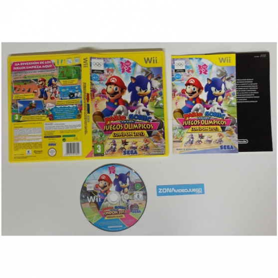 Mario & Sonic en los Juegos Olimpicos London 2012 , Nintendo Wii, Pal-esp