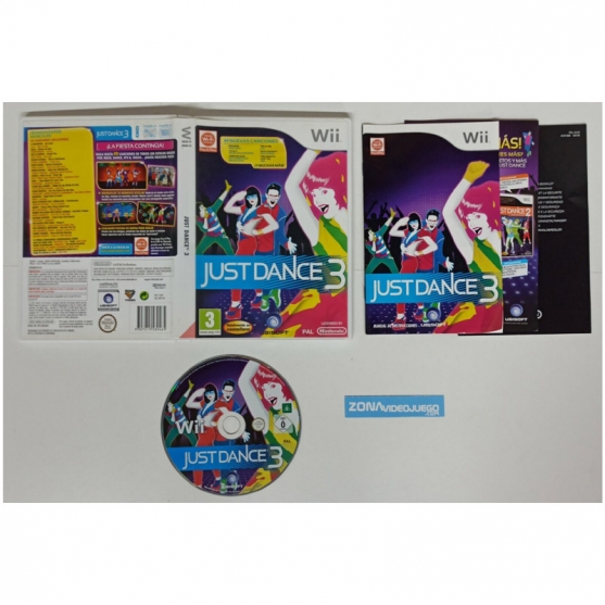Just Dance 3, Nintendo Wii, Pal-esp